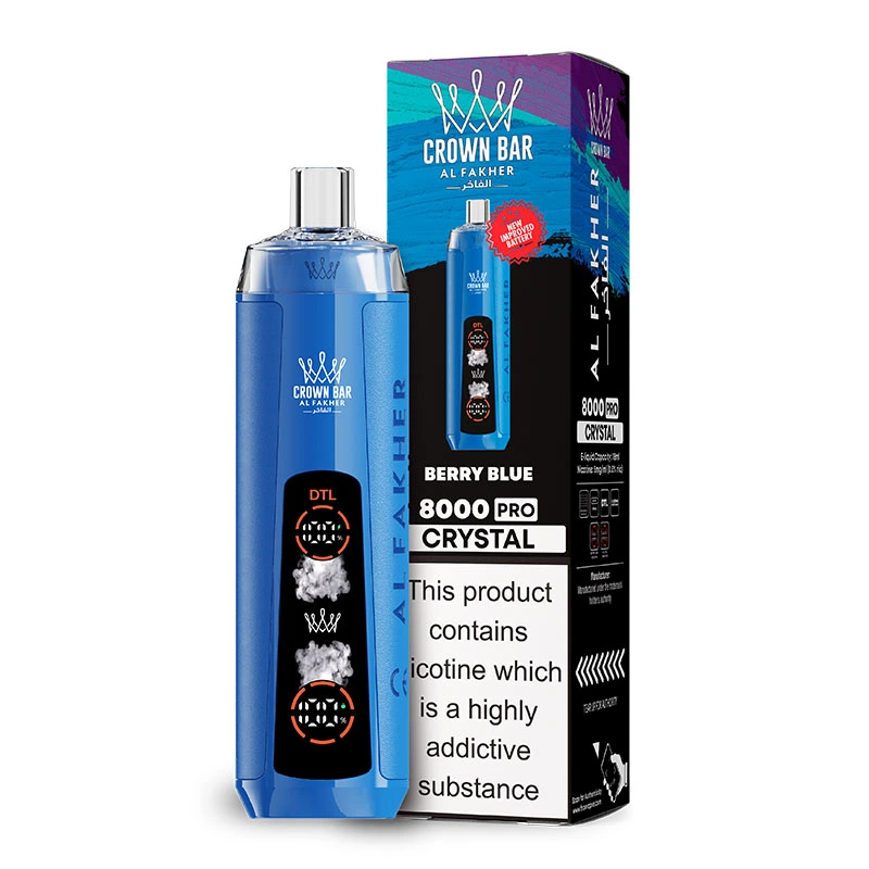 AL Fakher Crown Bar Pro 8000 Puffs 8K Crystal Wholesale Disposable Vape