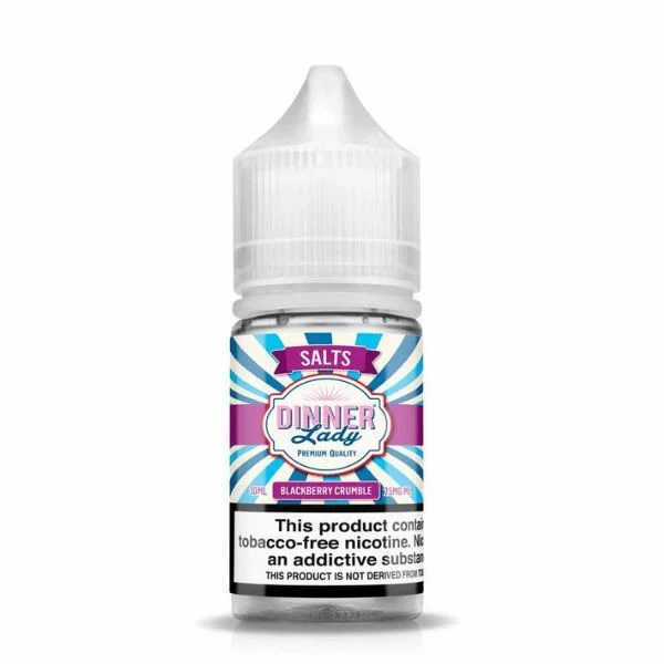 ब्लैकबेरी crumble tfn नमक निक ई - जूस द्वारा डिनर लेडी 30ml
