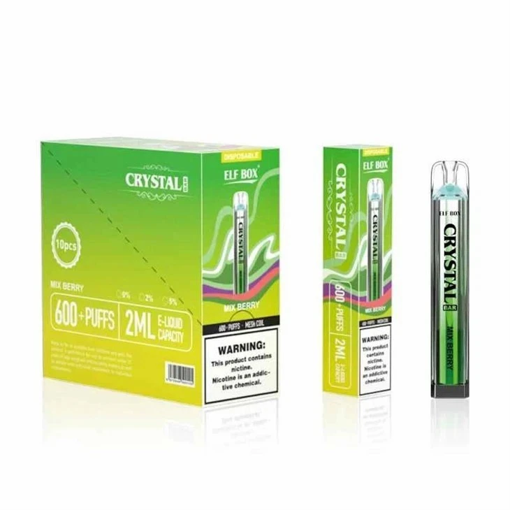 ELF BOX CRYSTAL BAR 600 Puffs Vape suppliers