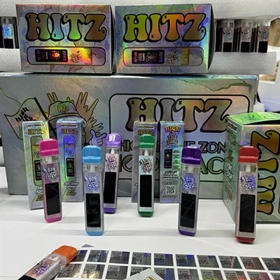 डिस्प्ले स्क्रीन डिस्पोजेबल वेप के साथ HITZ 1G
