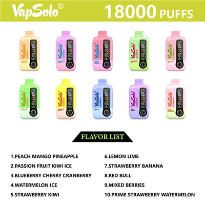 Vapsolo DG18000 पफ डिस्पोजेबल वाष्प