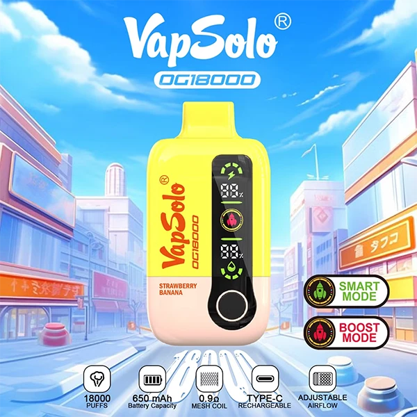 Vapsolo DG18000 Puffs Disposable Vape